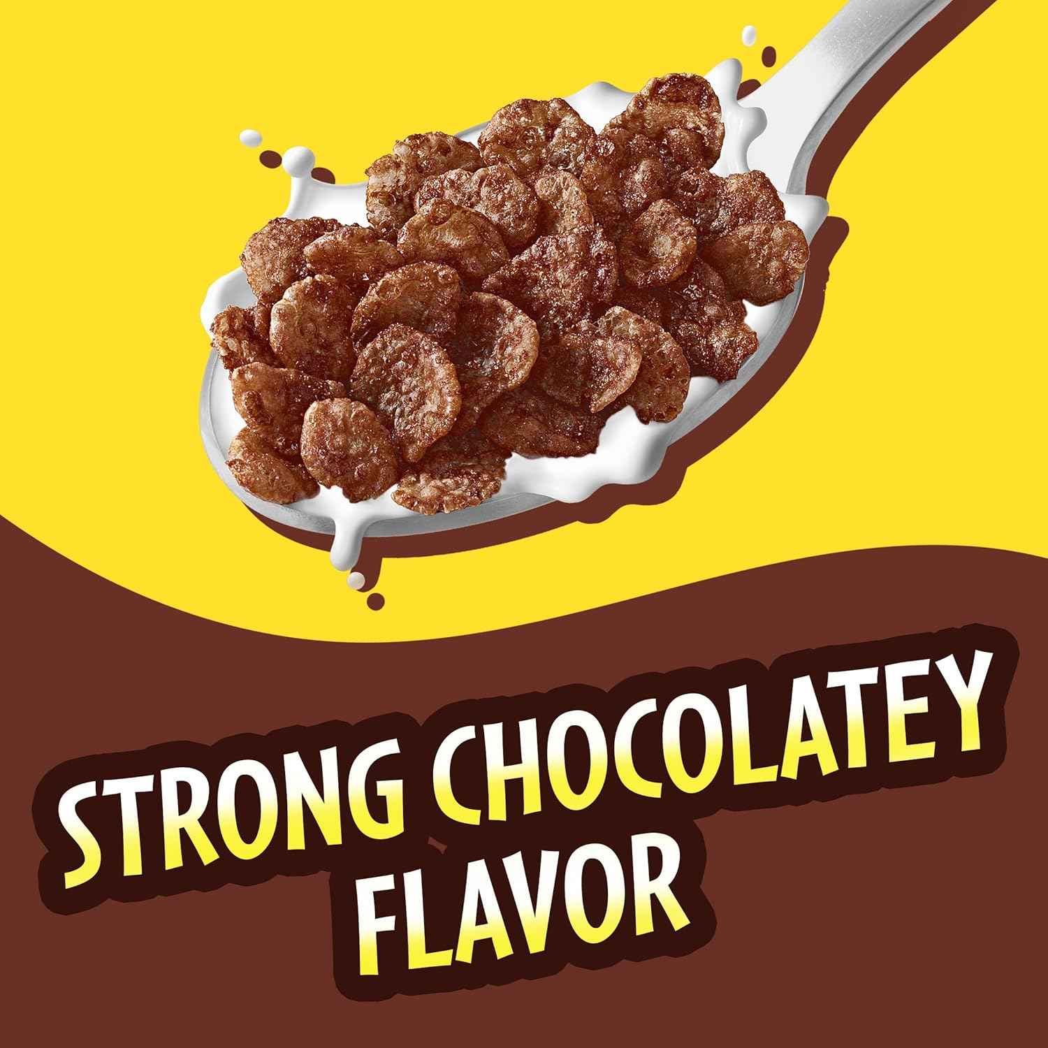 Cocoa PEBBLES Cereal – Family Size Chocolate Breakfast Cereal Safe for Sensitive Eaters, 27.5 oz Box