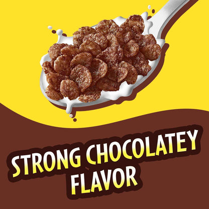 Cocoa PEBBLES Cereal – Family Size Chocolate Breakfast Cereal Safe for Sensitive Eaters, 27.5 oz Box