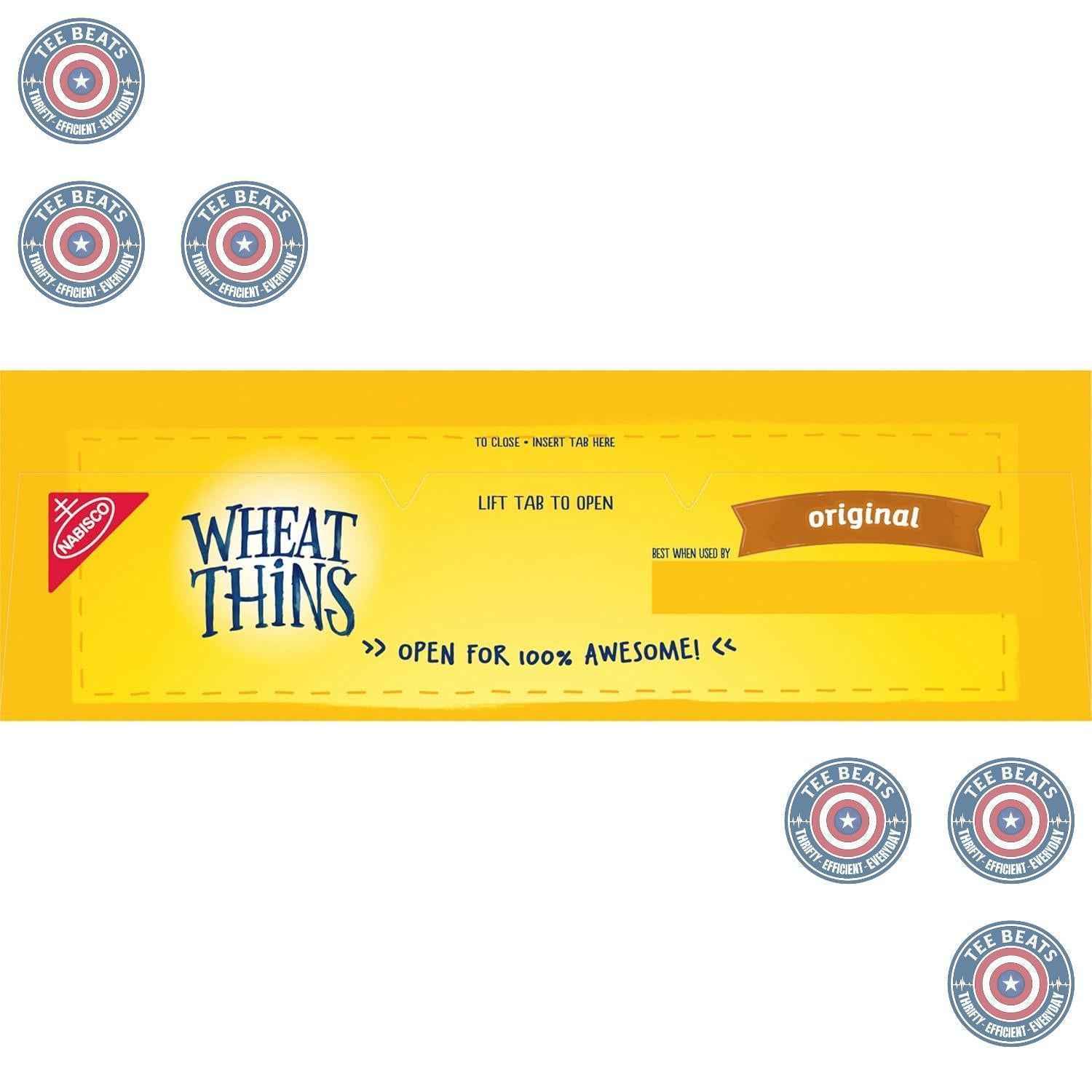 Wheat Thins Original Crackers – Whole Grain Snack for Blood Pressure Conscious Snackers