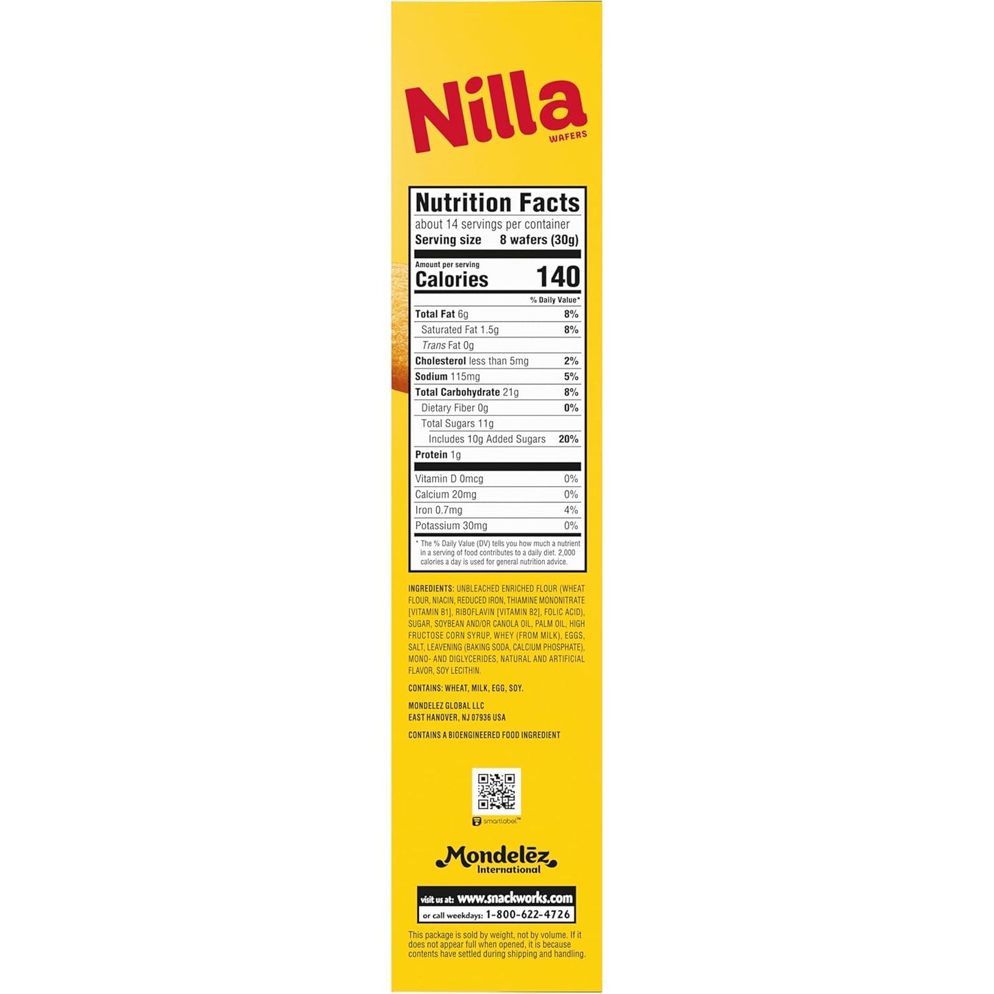 crispy vanilla-flavored wafer texture