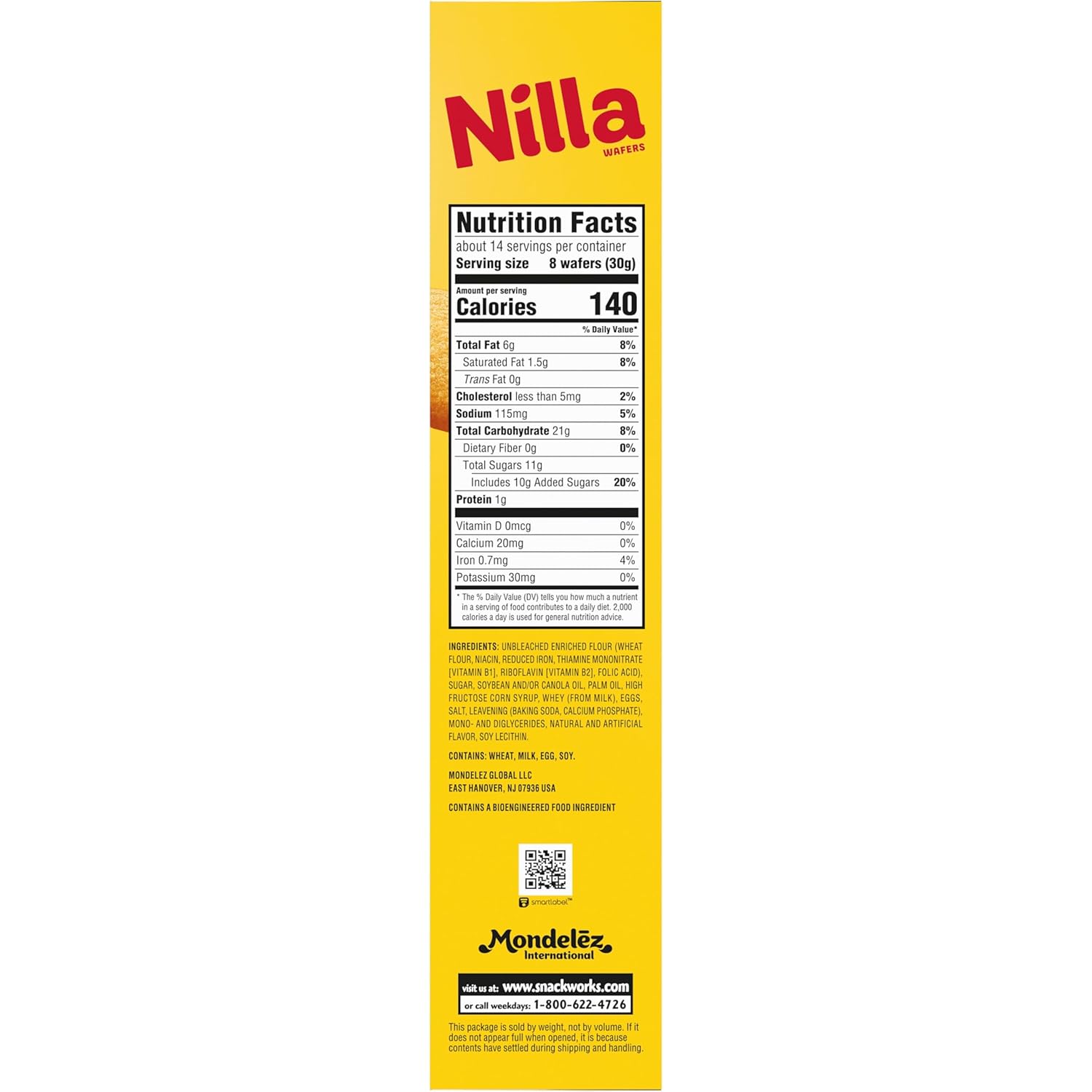 crispy vanilla-flavored wafer texture