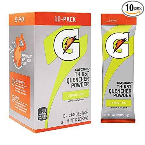 Gatorade Thirst Quencher Powder – Sideline Hydration for Youth Sports Practices & Games, 10 Single-Serve Sticks