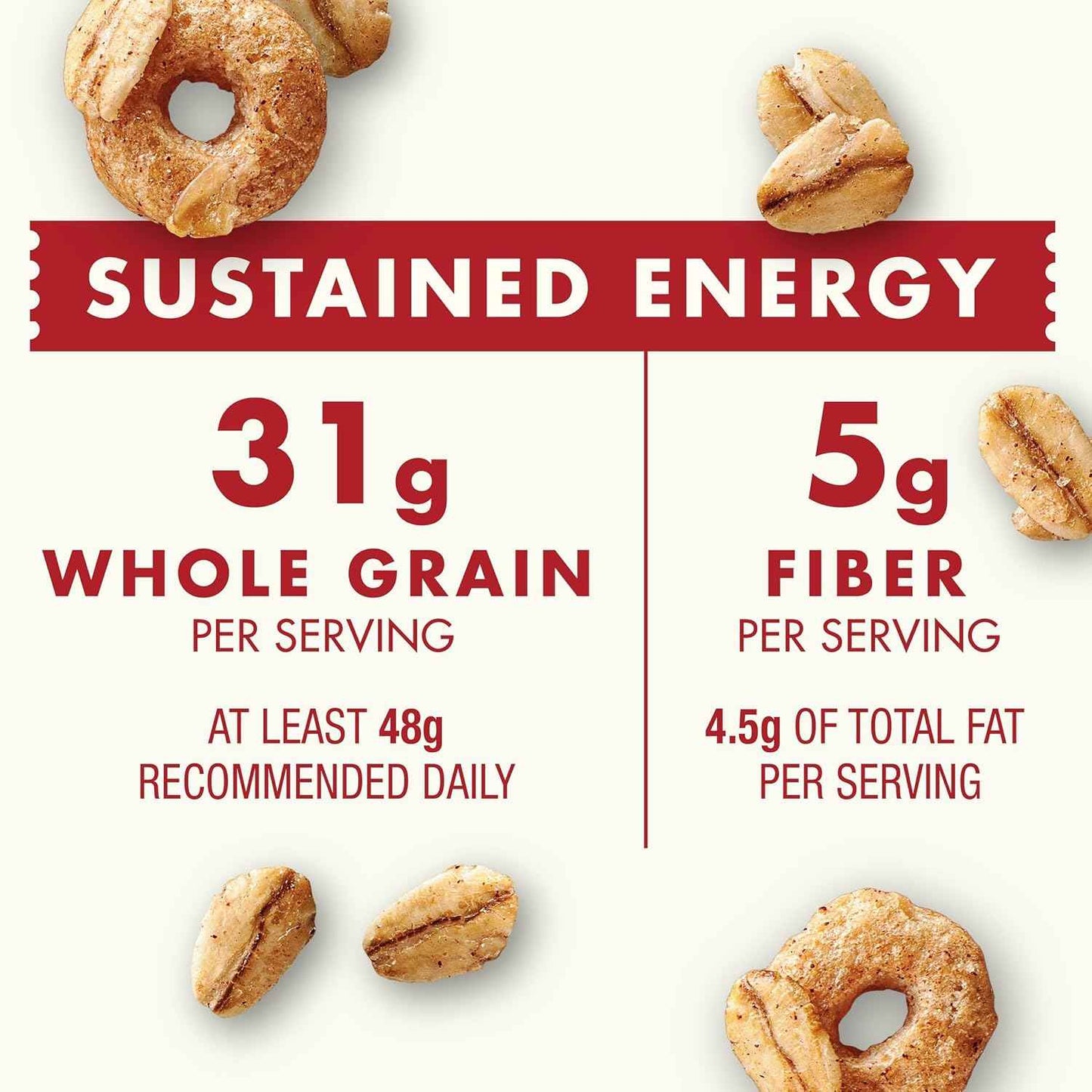 Cascadian Farm Organic Cinnamon Oat Clusters – Non-GMO Breakfast Cereal for Calm Pantry Rituals