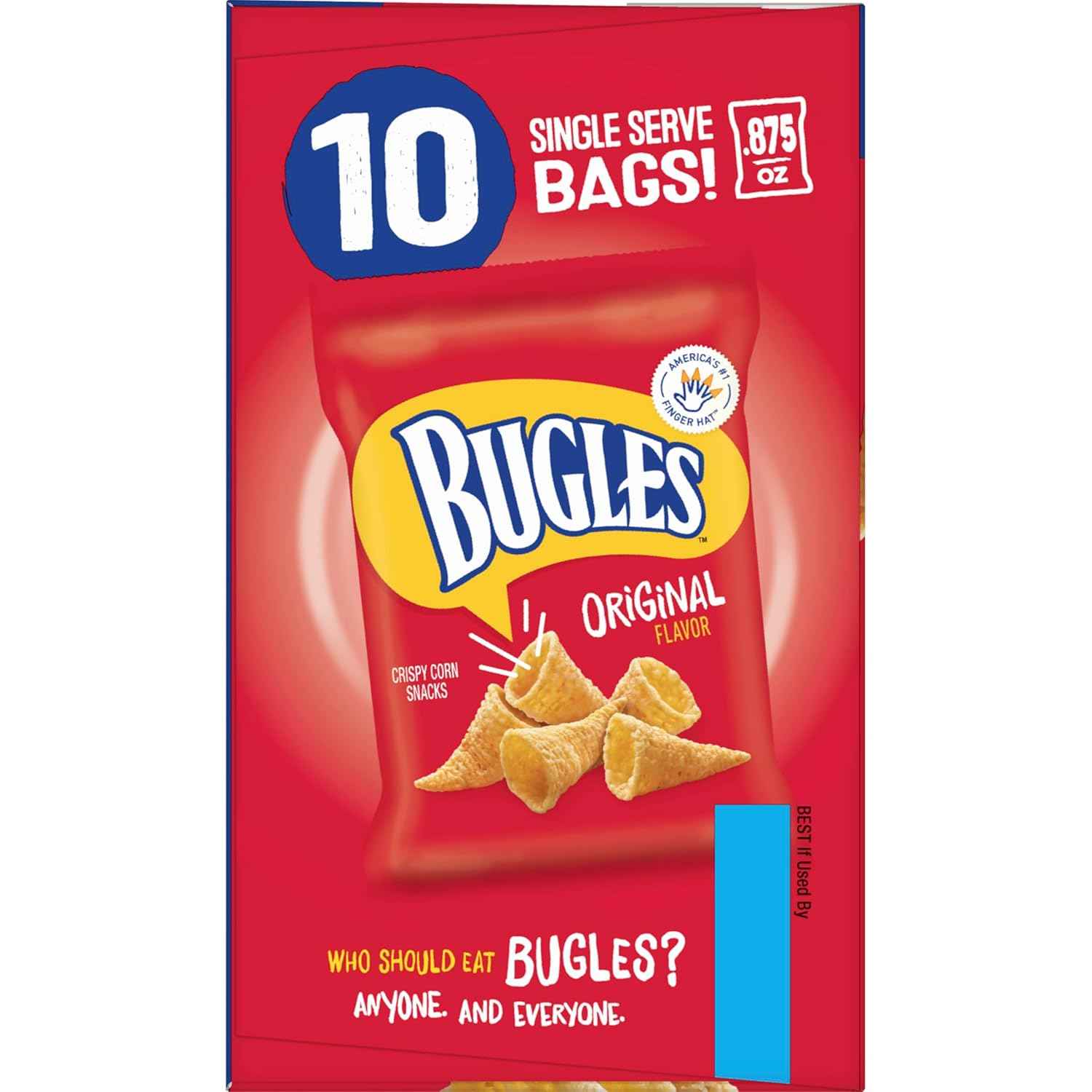 Bugles Original Crispy Corn Snacks – Nostalgic Care Package Snack for College Students, Military, and Long-Distance Loved Ones