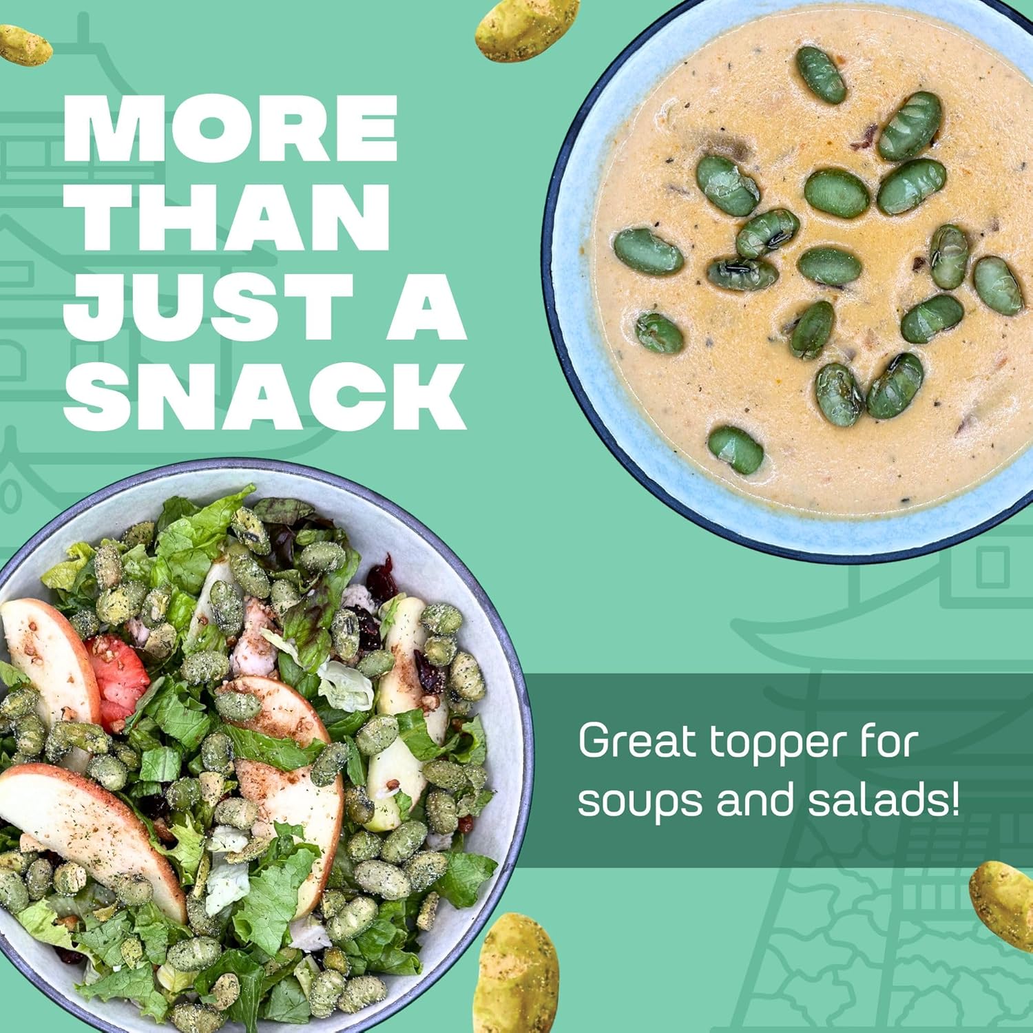crunchy texture designed for standalone snacking or recipe topping