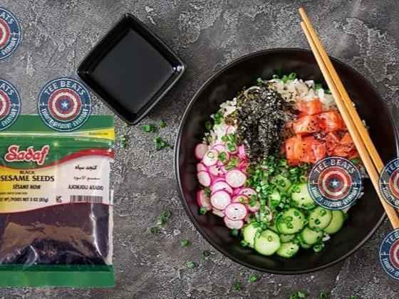 Sadaf Black Sesame Seeds - Thoughtful Gourmet Pantry Gift for Home Cooks and Foodie Friends, 3 oz Resealable Bag