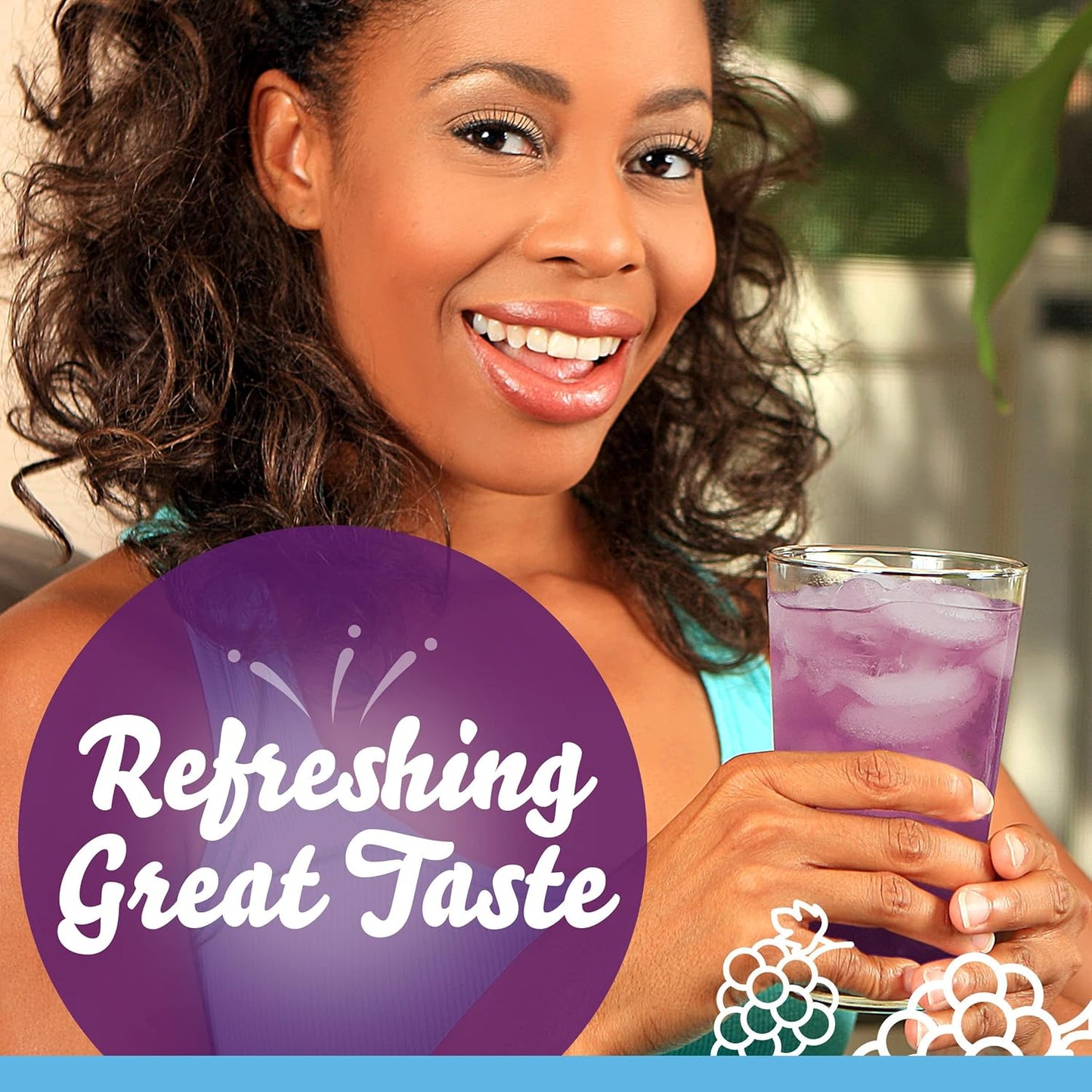 Crystal Light Grape Energy Drink Mix – Mid-Workday Caffeine Lift Without the Crash for Busy Professionals, Pocket-Sized Sachets