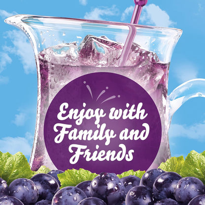 Crystal Light Grape Energy Drink Mix – Mid-Workday Caffeine Lift Without the Crash for Busy Professionals, Pocket-Sized Sachets