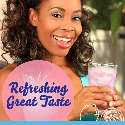 Crystal Light Raspberry Lemonade Powder Packets – No Sugar Soda Substitute for Kids' Family Meals