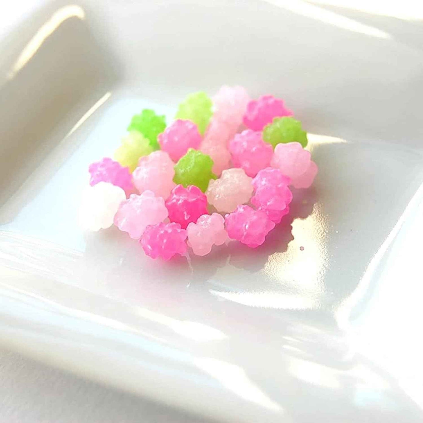 MARUTA Candy Konpeito – Japanese Sugar Candy Party Favors, 50 Individually Wrapped Hanatsume Sweets for Birthday & Holiday Gift Bags