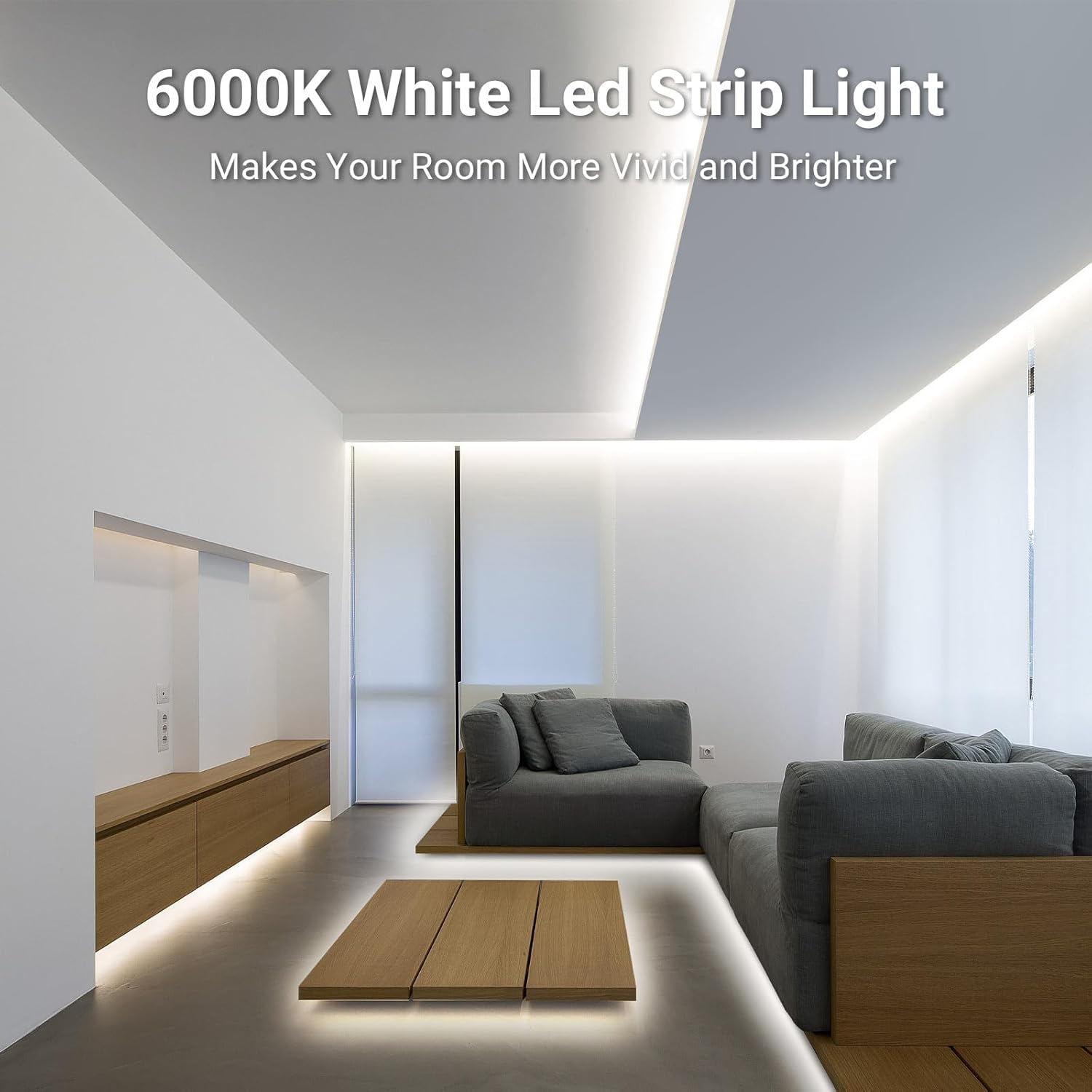 CT CAPETRONIX White LED Tape – Flameless Closet and Cabinet Illumination, Short Circuit Protected Low Voltage Strip for Nurseries
