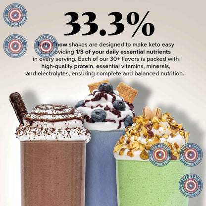Keto Chow Chocolate Toffee Shake Powder – Mindful Keto Meal Replacement for Daily Self-Care Rituals