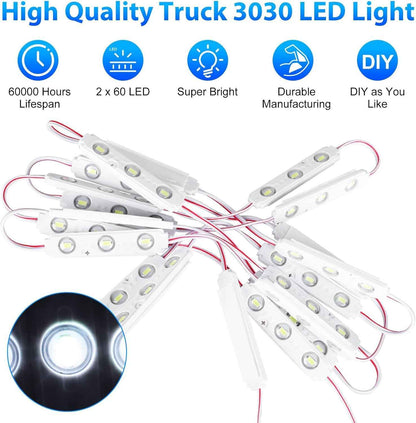 Linkstyle 12V Van Interior LED Light Kit – After-Hours Tool-Finding Lighting for Tradesmen, Cuttable Module Strip