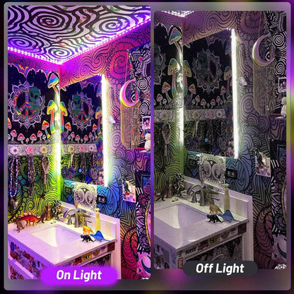 LumoGlow Black Light Strip – Birthday Gift for Him, Glow Decor for Bedrooms and Game Rooms