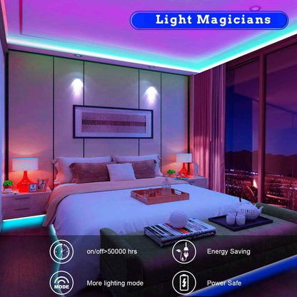 Tenmiro LED Strip Lights – Kids Room Decor Lighting, Cool to Touch RGB Strip for Playroom and Nursery