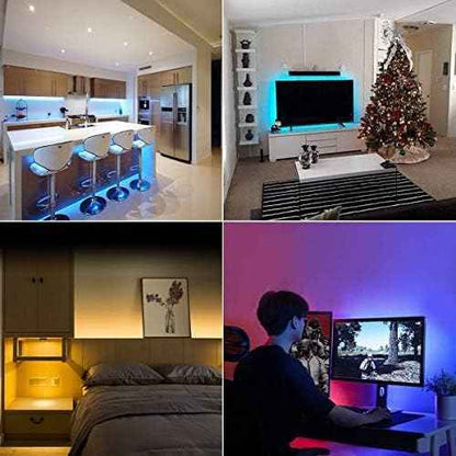 BrightUmi Battery Powered LED Strip Lights – Safe Color Changing Night Light for Kids Room & Nursery
