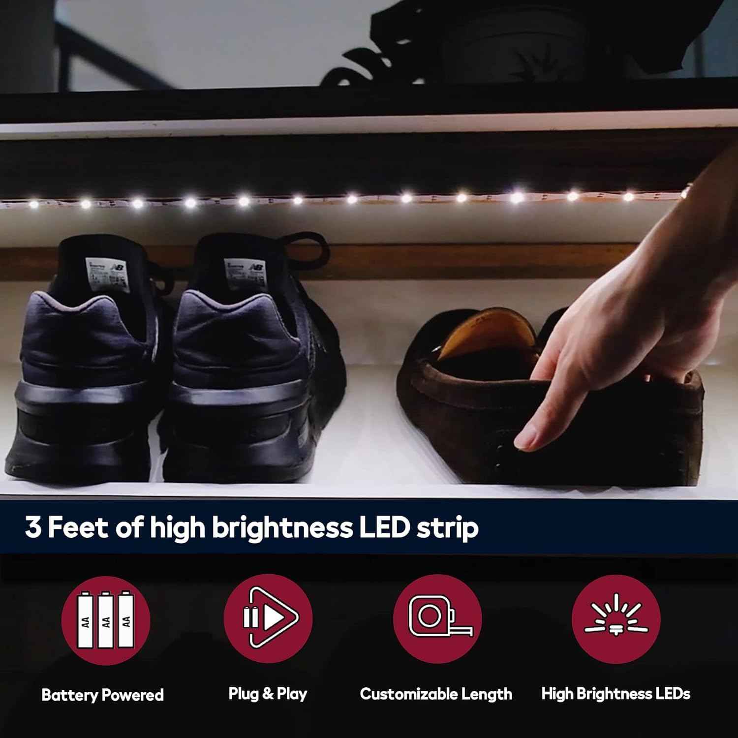 LuminEra SlimLine LED Strip Lights – Thoughtful Housewarming Gift for New Homeowners and Renters