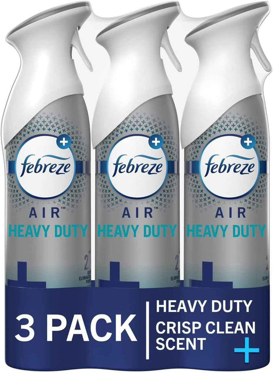 Febreze Air Mist Aesthetic Room Spray – Style-Forward Living Room Freshener That Complements Modern Decor, 8.8oz, Pack of 3