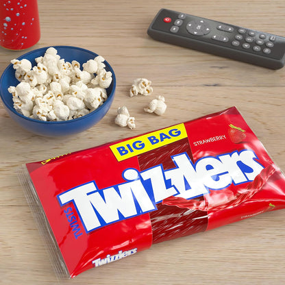 TWIZZLERS_Twists_Strawberry_Flavored_Licorice_Style,_Low_Fat_Candy_Big_Bag,_32_oz_Sweet_Snack_Bonbon_Corn_Chewy