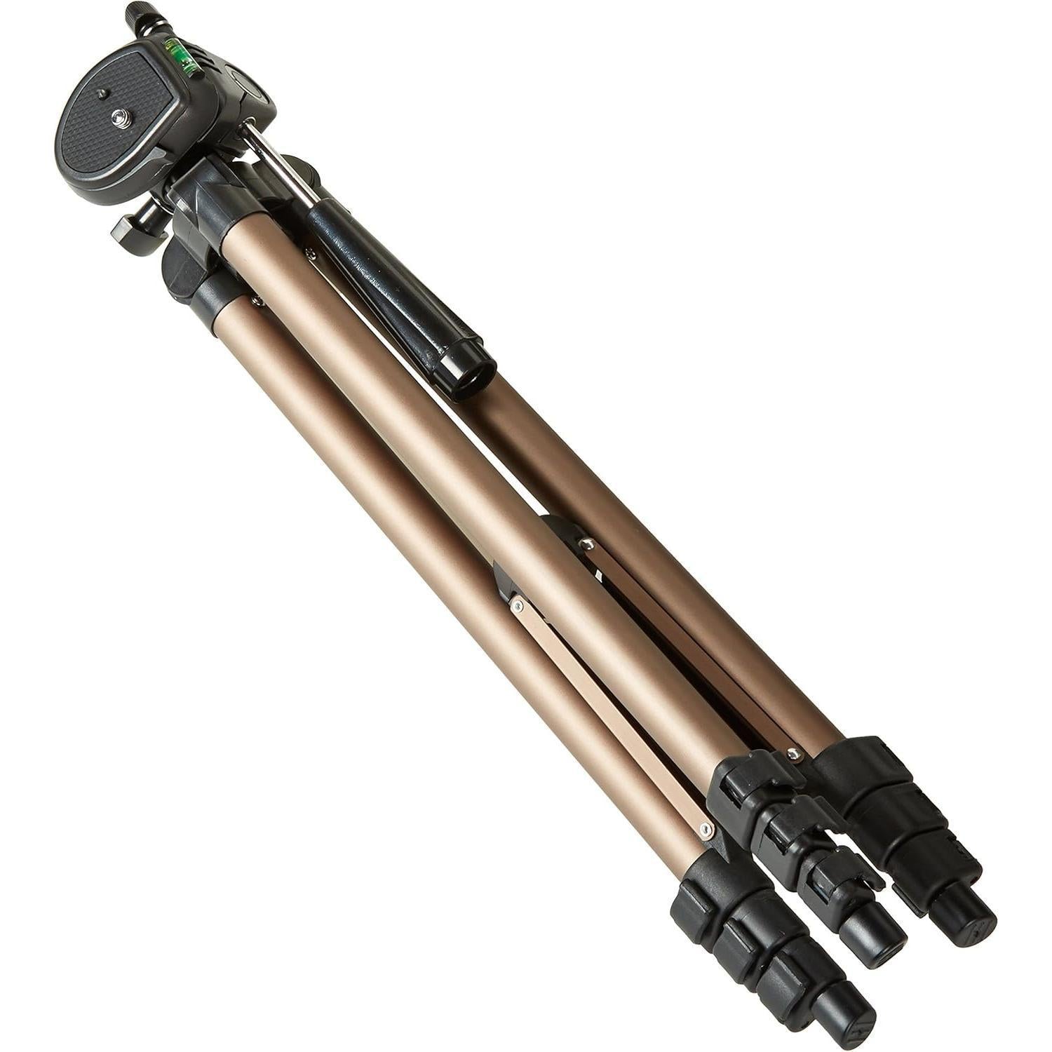 50-inch_Lightweight_Camera_Mount_Tripod_Stand_With_Bag,_Black/Brown