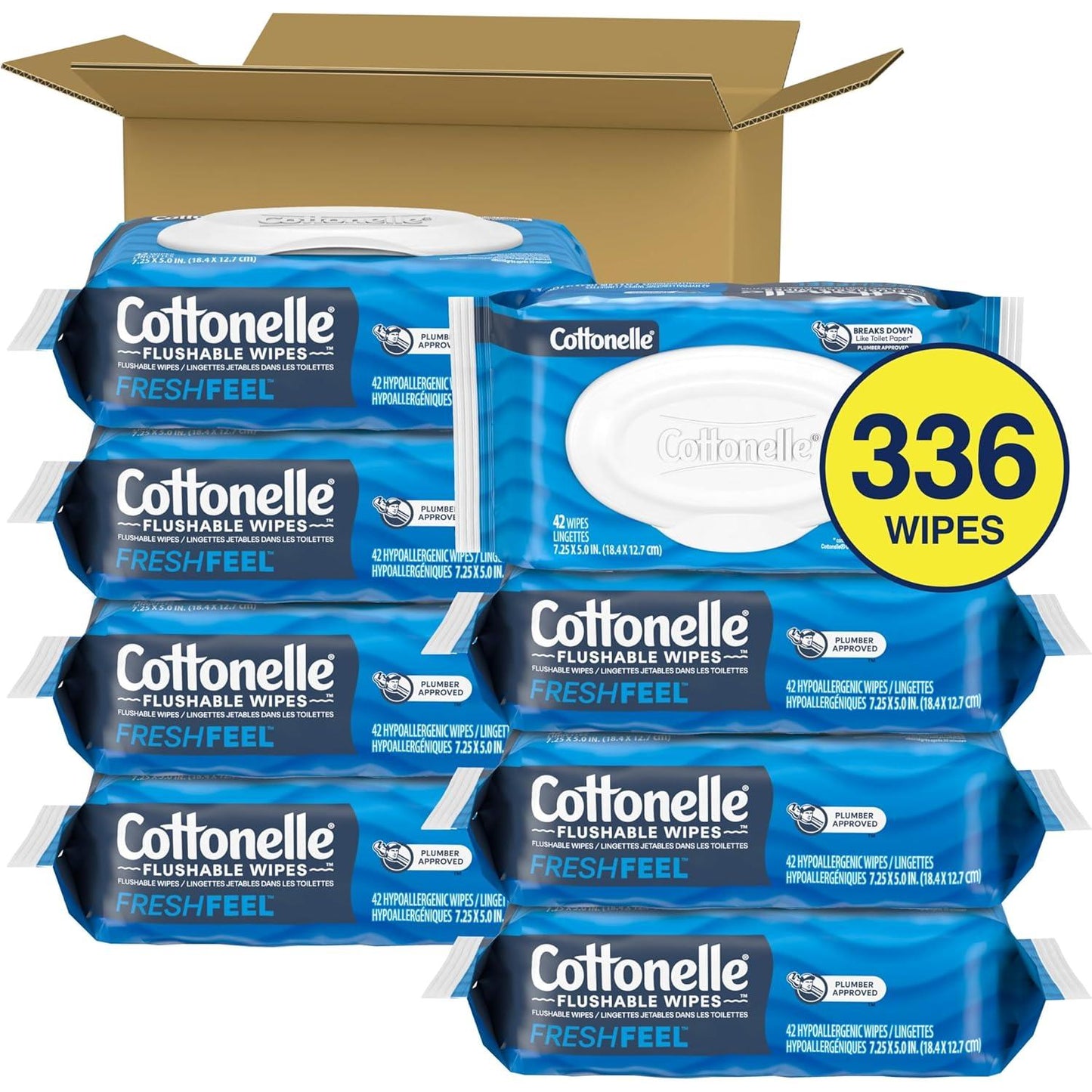Fresh_Feel_Flushable_Wet_Wipes,_Adult_Wet_Wipes,_8_Flip-Top_Packs,_42_Wipes_Per_Pack_(336_Total_Wipes),_Packaging_May_Vary