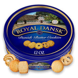 Royal Dansk Danish Butter Cookies – Family-Friendly Tin of Assorted Butter Cookies for Kids' Snack Corner and Grandchildren's Lunchbox