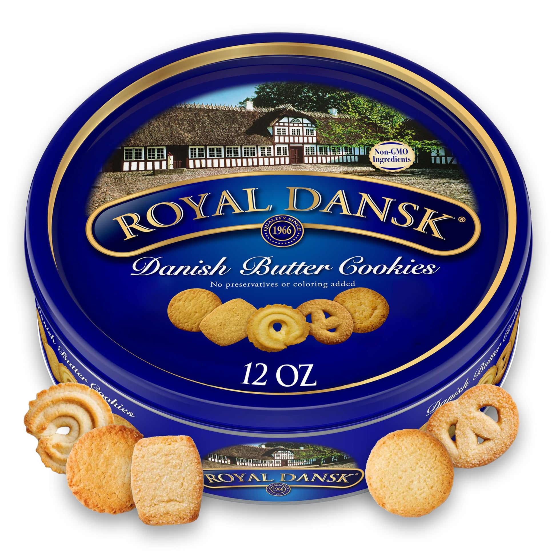 Danish Butter cookies - 12 Ounce (Pack of 1)