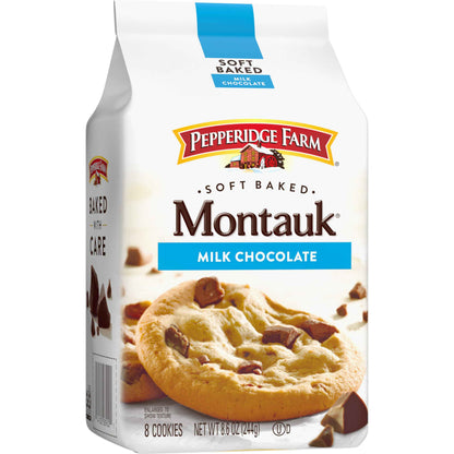 Pepperidge Farm Soft Baked Newport Dark Chocolate Cookies with Sea Salt – Lunchbox Friendly Snack for School