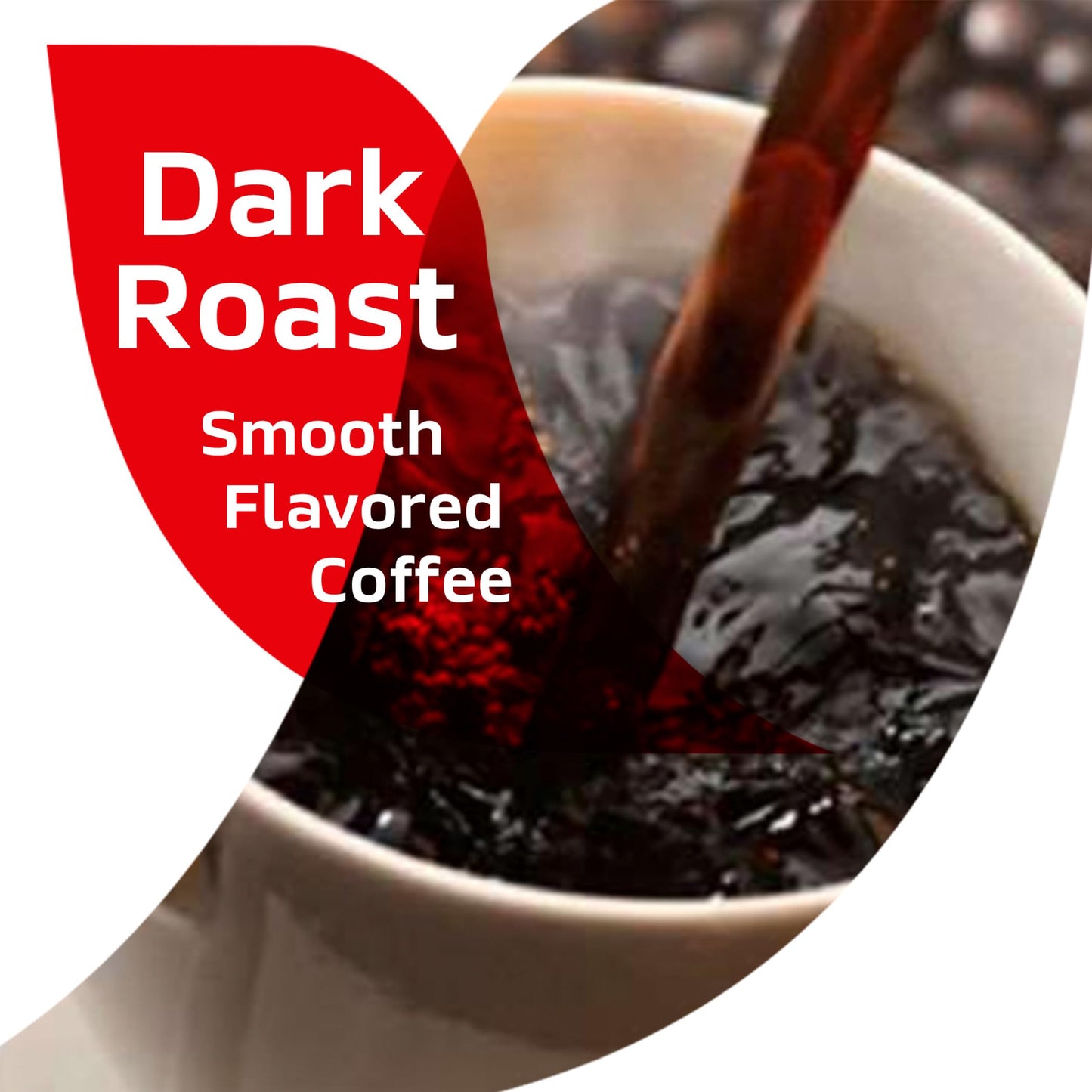 dark roast blend using robusta and arabica beans from global growing regions