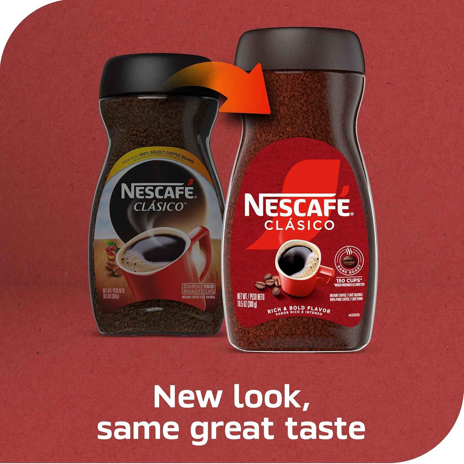 NESCAFÉ CLÁSICO Instant Coffee – RV and Road Trip Brew, Resealable Canister for Open-Air Mornings