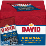 DAVID Roasted Sunflower Seeds – Mindful Snacking with Vitamin E and Antioxidants, Original Flavor, 24 Pack of 1.75oz