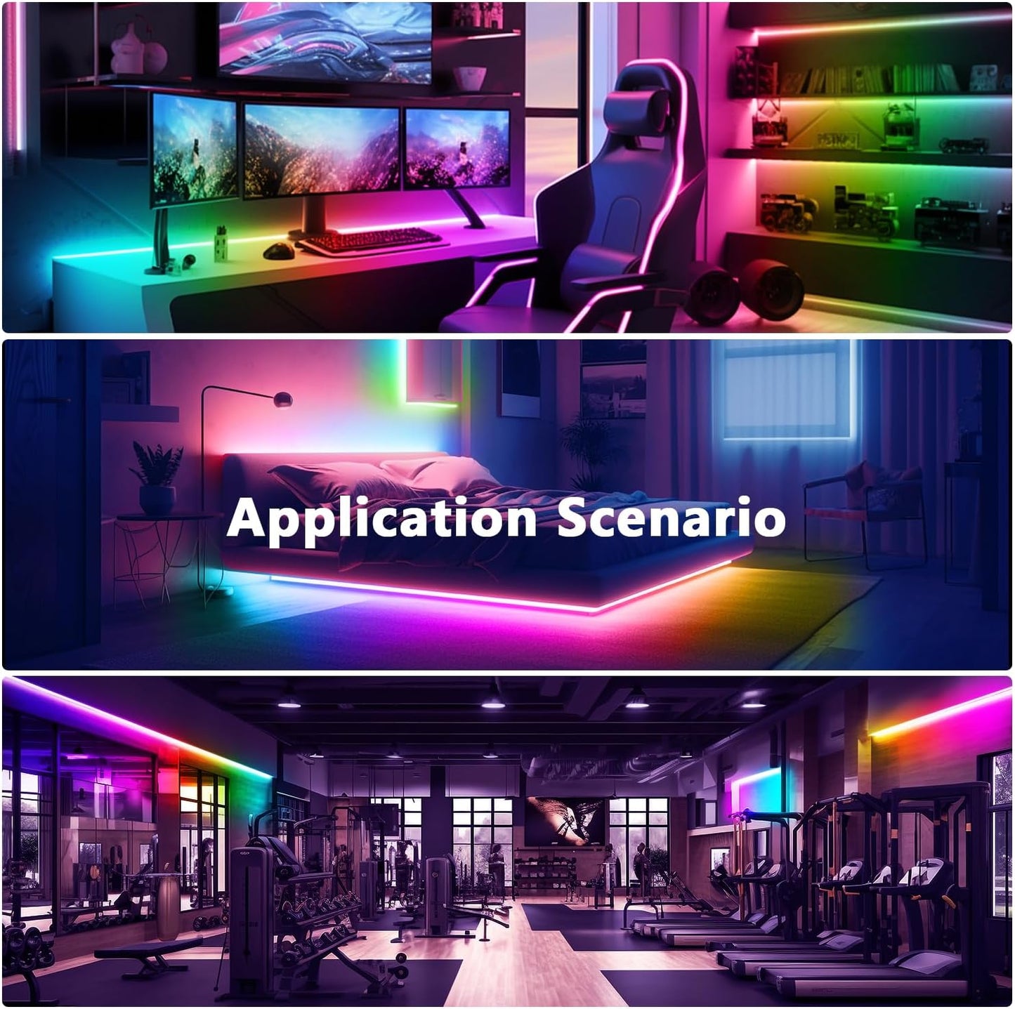 DAYBETTER BGRIC LED Strip Lights – Safe Nursery Accent Lighting with Cool Touch Strip and App Timer
