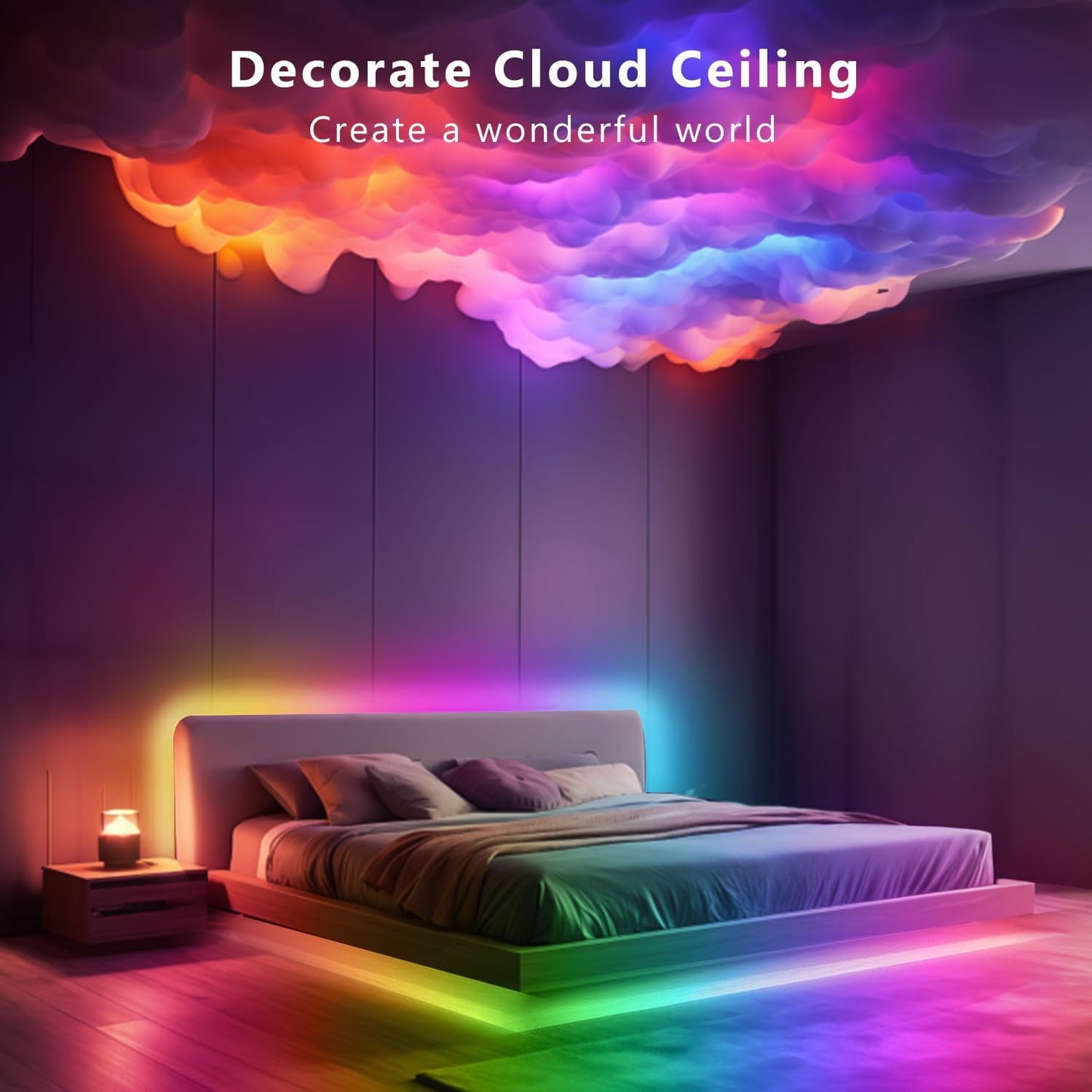 DAYBETTER BGRIC LED Strip Lights – Safe Nursery Accent Lighting with Cool Touch Strip and App Timer