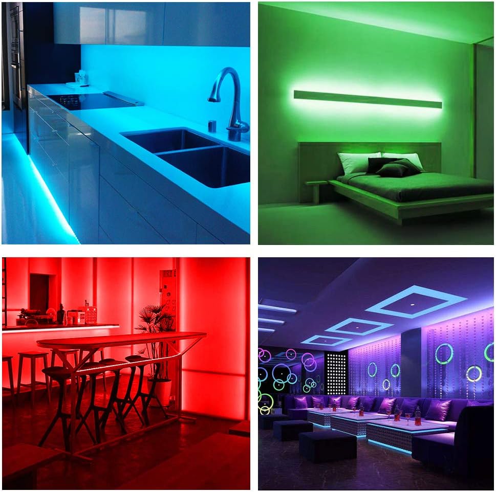 DAYBETTER RGB LED Strip Lights – Cozy Home Accent Lighting for Walls and Ceilings