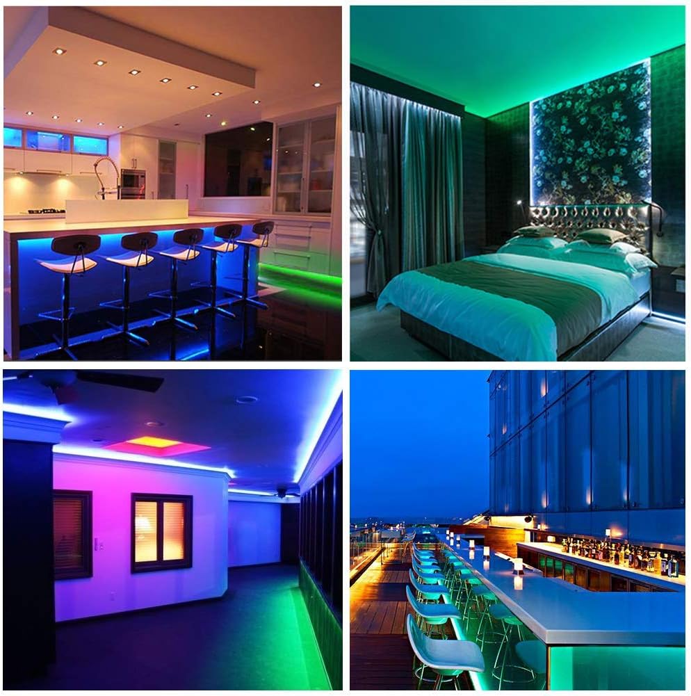 DAYBETTER Waterproof LED Strip Lights – Housewarming Gift for Women and Moms with 32.8ft of Customizable Color