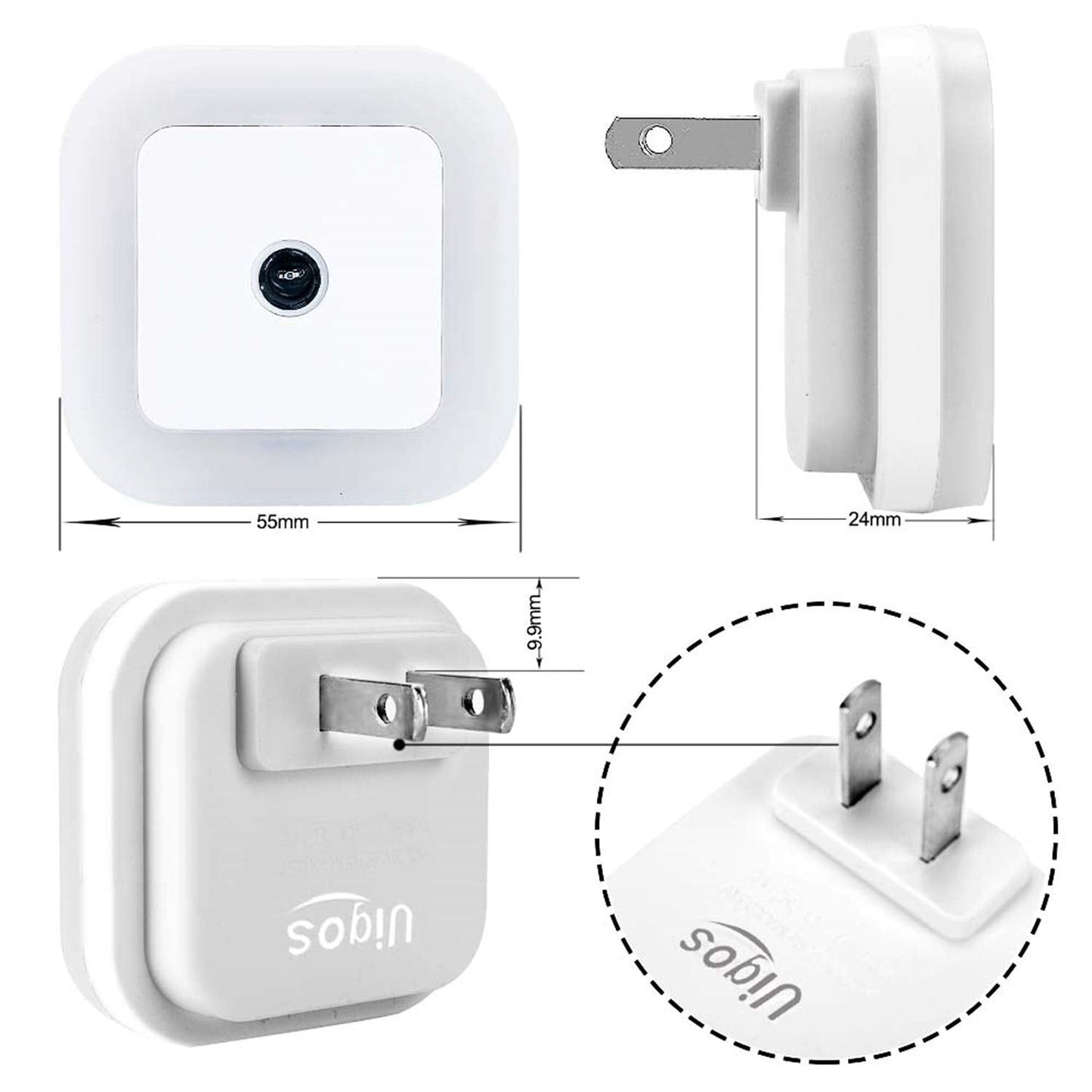 daylight white color temperature for clear but non-harsh illumination