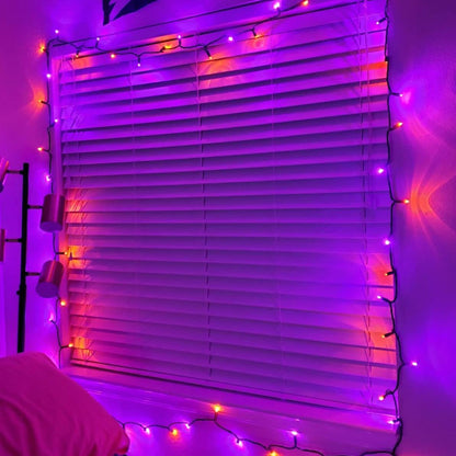 Dazzle Bright Halloween String Lights – 60 LED Indoor Decor, 360-Degree Glow for Mantel Shelf and Reading Nook