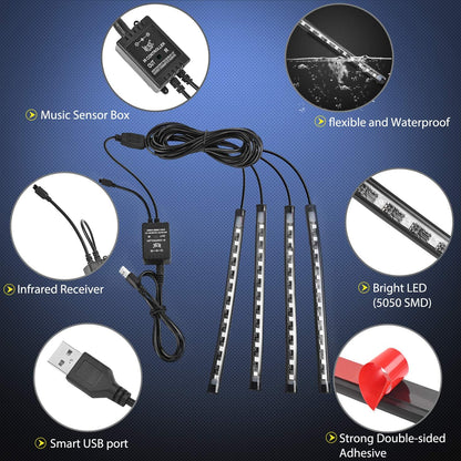 dc 5v usb power input compatible with any car usb port, tv usb, or wall adapter