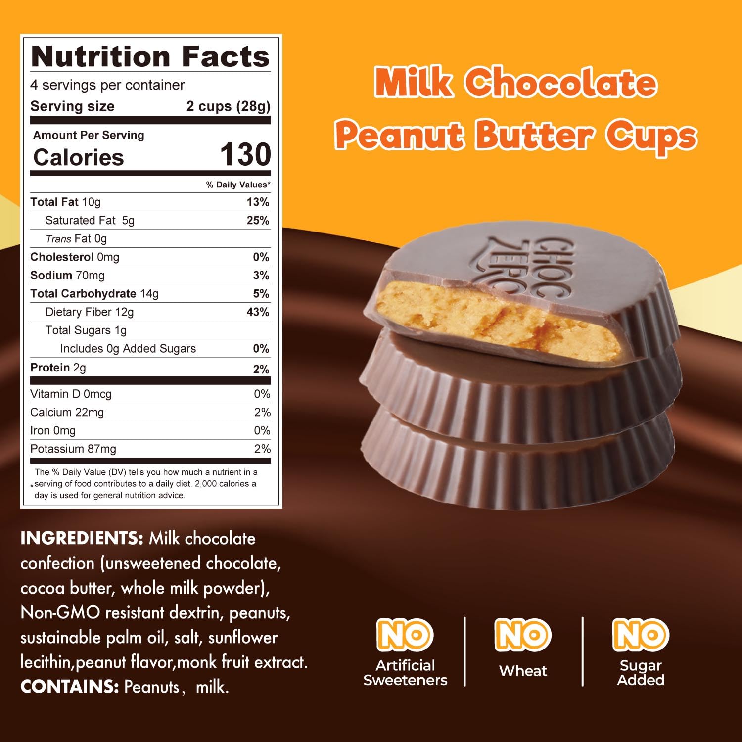 ChocZero_Milk_Chocolate_Peanut_Butter_Cups_-_32_Cups_Total,_Gluten_Free,_Low_Carb_Candy,_No_Added_Sugar,_Snack