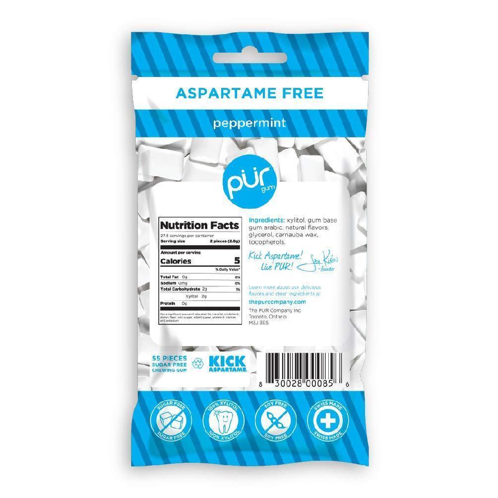 Pur_Gum_Variety_Pack_-_Peppermint,_Pomegranate_Mint,_Spearmint_and_Wintergreen_-_55_Pieces_each