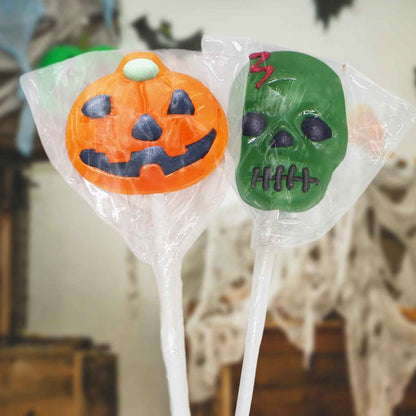 Spooky Shaped Lollipops Individually Wrapped Kids Halloween Treats for School Goodie Bags and Party Favors