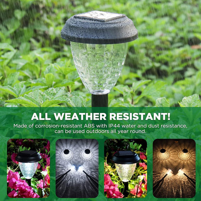 Decorative Solar Mandala Garden Lights, Star Pattern Projection for Patio Ambiance and Flower Bed Accent