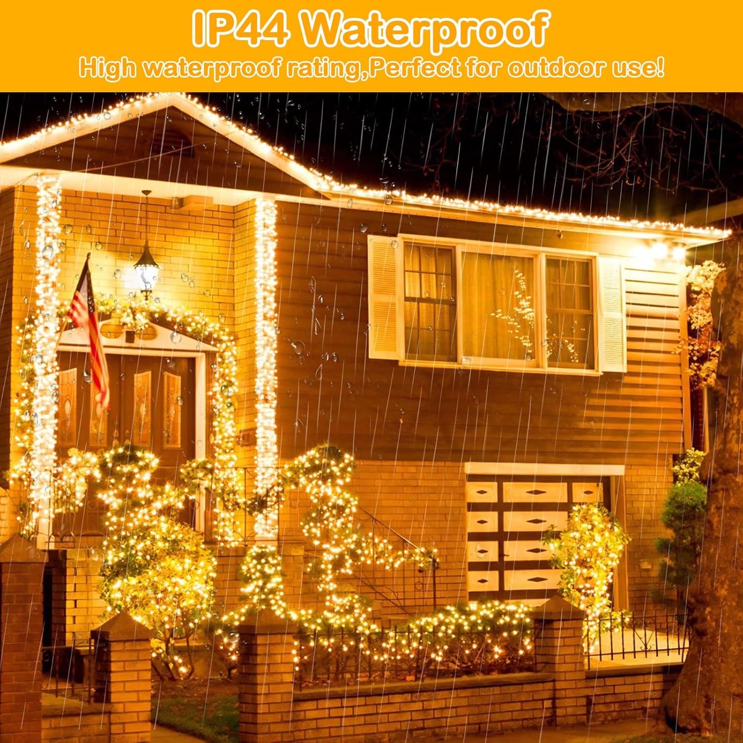 Decute 164ft Christmas String Lights – Thoughtful Birthday Gift for Mom, Green Wire Starry Lights with Timer and Remote