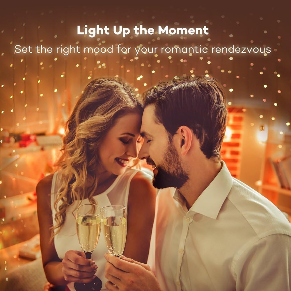 Decute Starry Photo Clip Fairy Lights – Aesthetic Living Room Display, Copper Wire Picture Hanger with USB