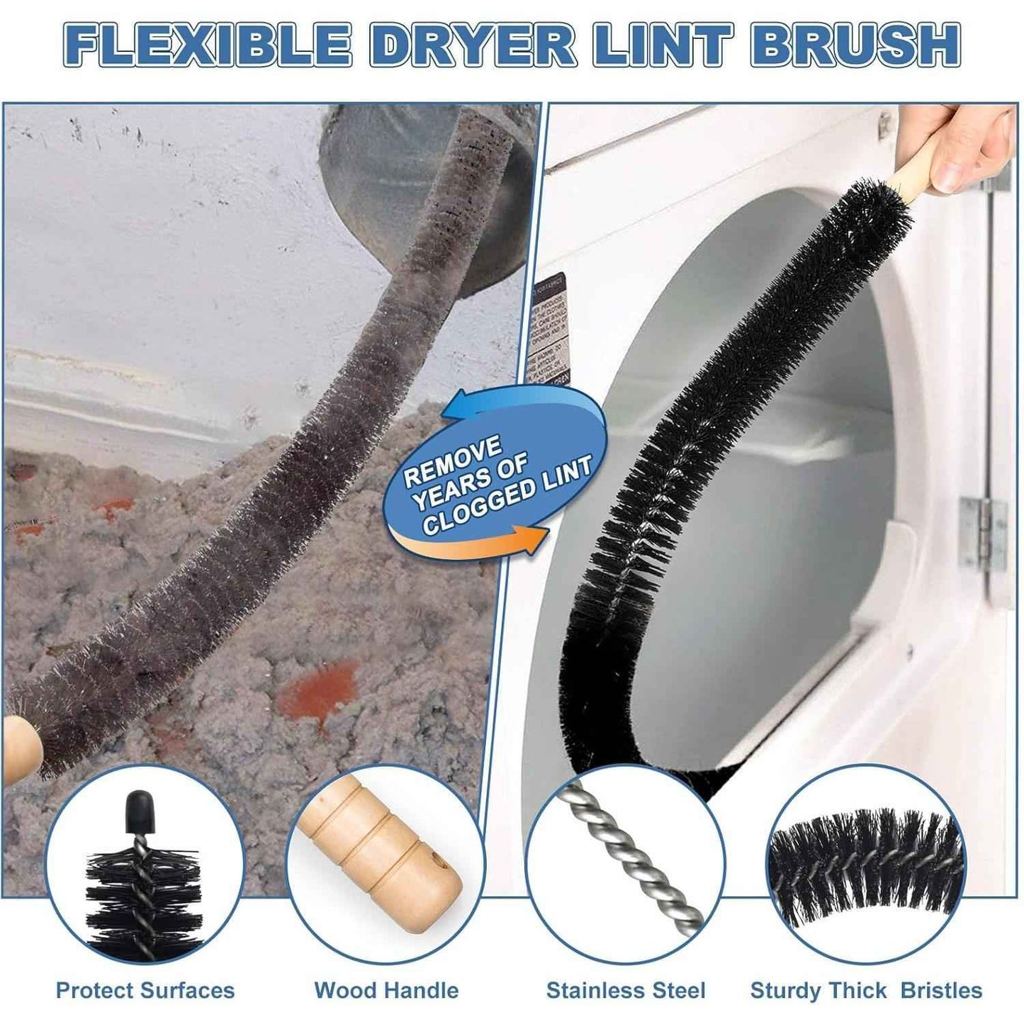 PetOde Dryer Vent Cleaner Kit – Two Simple Tools for an Uncluttered Laundry Routine