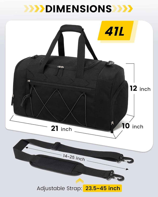 Vorspack Duffel Bag - Thoughtful Birthday Gift for Him, Carry-On Weekender with Shoe Compartment