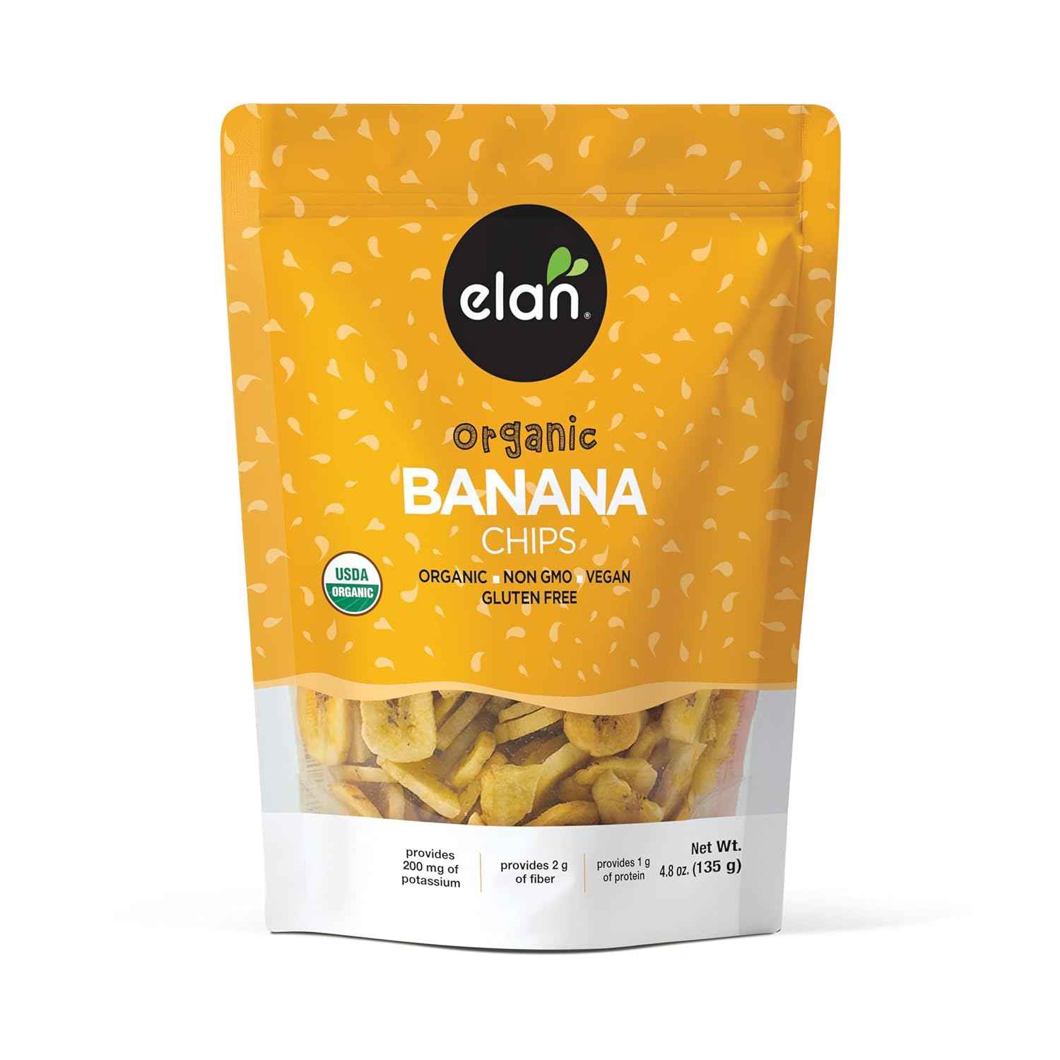 Elan Organic Banana Chips – Portable Road Trip Fuel for Travelers, No Refrigeration Needed