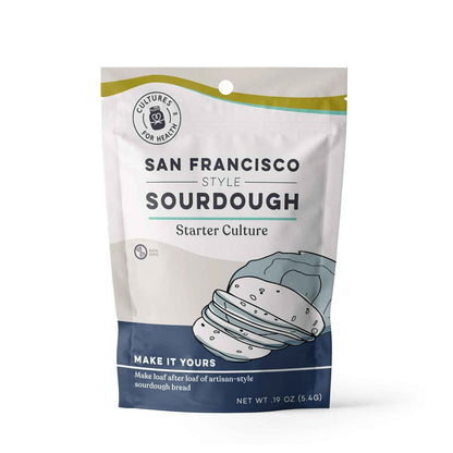 Cultures for Health San Francisco Sourdough Starter – Housewarming Present for Friends Who Love Artisan Bread
