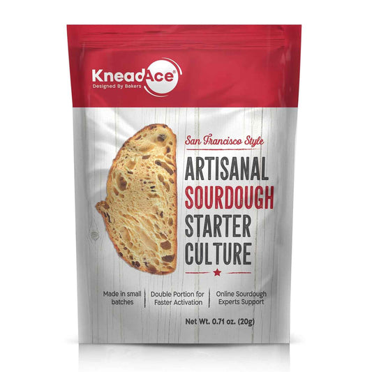 KneadAce Sourdough Starter Culture – Thoughtful Birthday Gift for Women Who Love Baking, Fast-Activating Wild Yeast for Homemade Bread