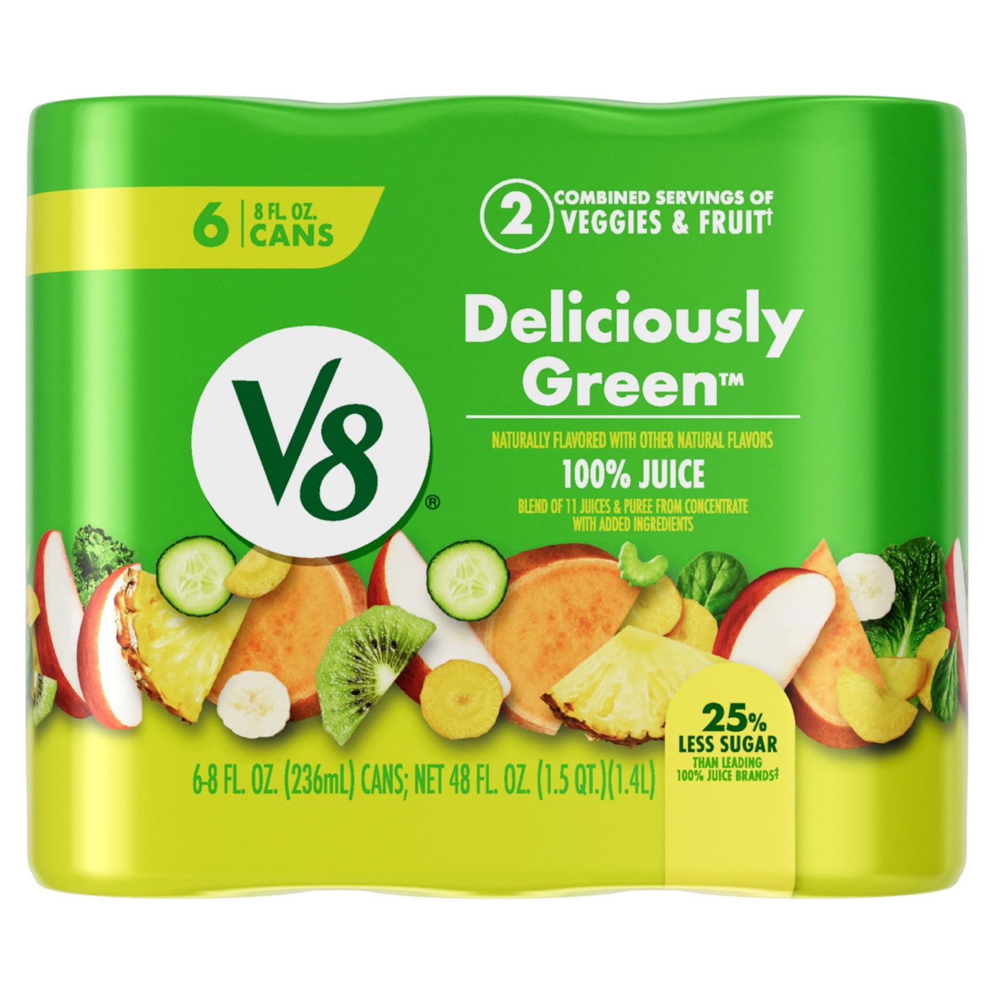 Deliciously Green - 8 Fl Oz (Pack of 6)